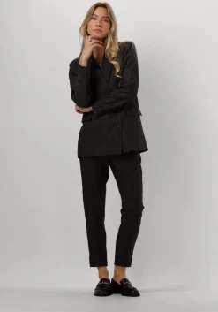 zwarte aaiko blazer heidy pinstripe vis 548