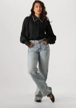 zwarte aaiko blouses loewy vis 492