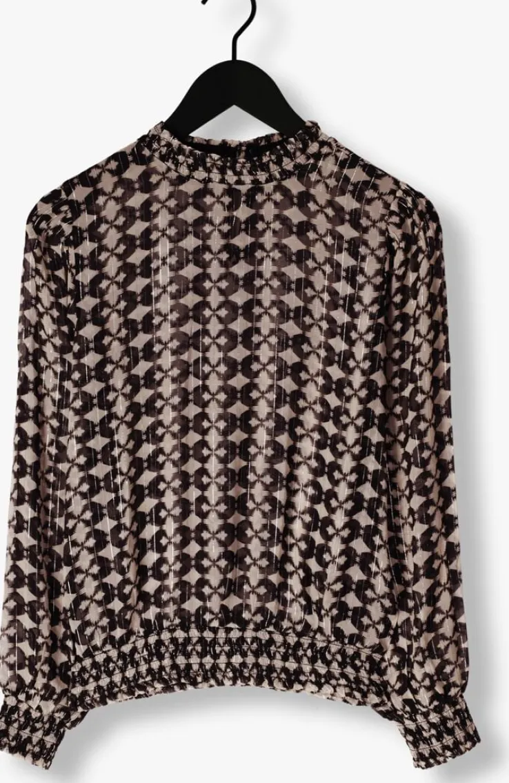 zwarte aaiko blouses maura vis 515