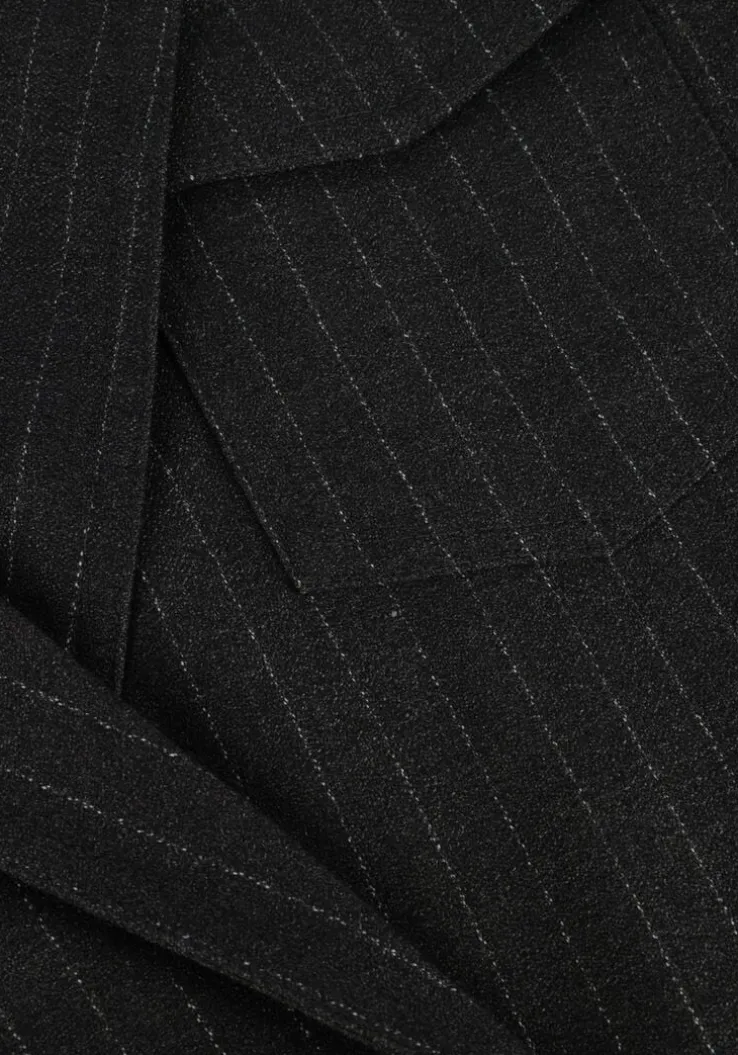 zwarte aaiko jumpsuit jessie pinstripe vis 548