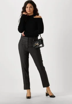 zwarte aaiko pantalon parene pinstripe vis 548