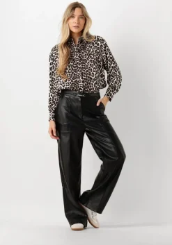 zwarte aaiko pantalon sonja pu 766