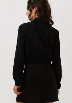 zwarte access mini jurk w2-3025-103