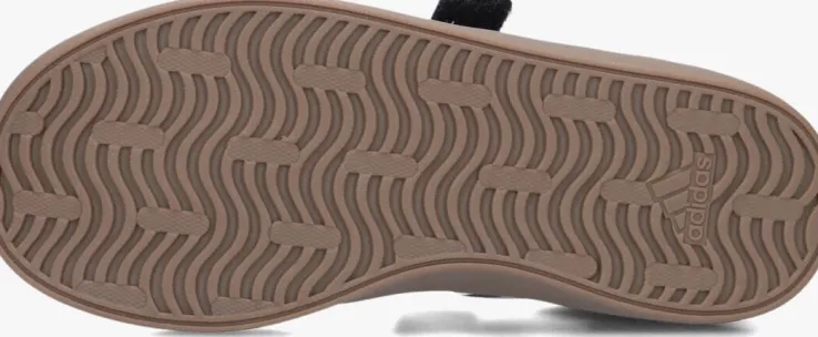 zwarte adidas lage sneakers vl court 3.0 el c