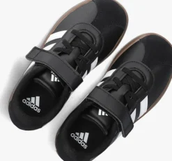 zwarte adidas lage sneakers vl court 3.0 el c