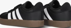 zwarte adidas lage sneakers vl court 3.0 k