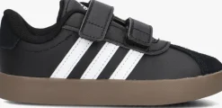 zwarte adidas lage sneakers vl court 3.0 cf i