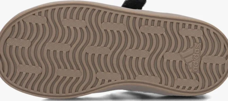 zwarte adidas lage sneakers vl court 3.0 cf i