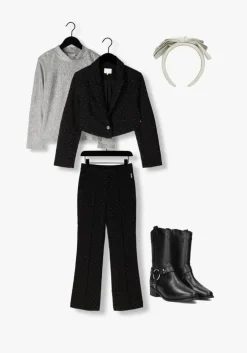 zwarte ai&ko blazer ariel strass vis 345 g