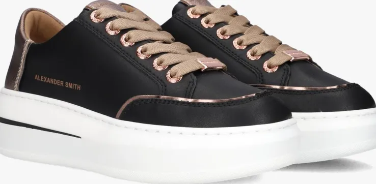 zwarte alexander smith lage sneakers lancaster