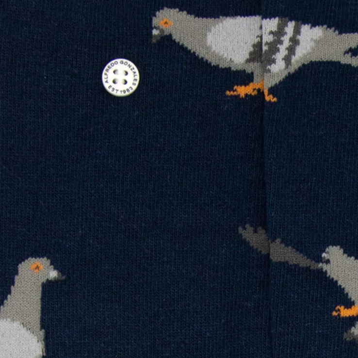 zwarte alfredo gonzales sokken pigeons