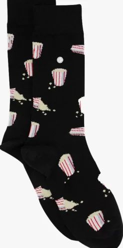 zwarte alfredo gonzales sokken popcorn