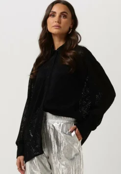 zwarte alix the label blouses ladies woven zebra lace blouse