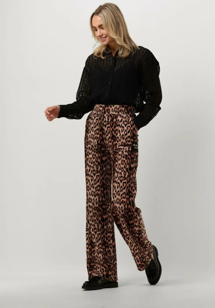 zwarte alix the label blouses ladies woven bull burnout blouse