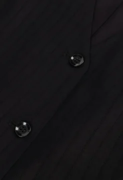 zwarte alix the label gilet ladies woven stripy waistcoat