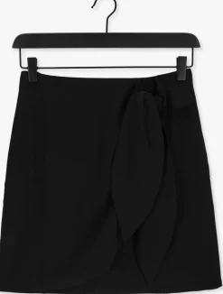 zwarte alix the label minirok ladies woven short skirt