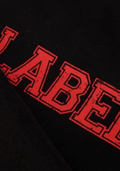 zwarte alix the label mini jurk ladies knitted hooded sweat