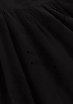 zwarte alix the label mini jurk ladies woven broderie a-line dress