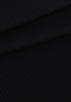 zwarte alix the label mini jurk ladies knitted asymmetric dress