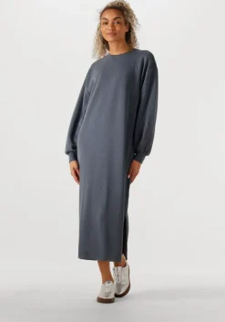 zwarte alix the label mini jurk ladies knitted flowy long sweater dress