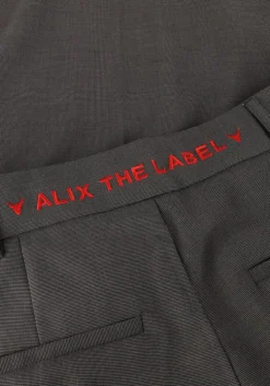 zwarte alix the label pantalon ladies woven celan wide leg pants