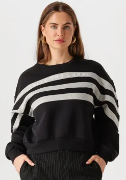 zwarte alix the label sweater ladies knitted cropped sweater