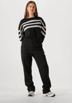 zwarte alix the label sweater ladies knitted cropped sweater