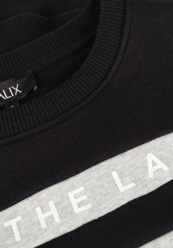 zwarte alix the label sweater ladies knitted cropped sweater