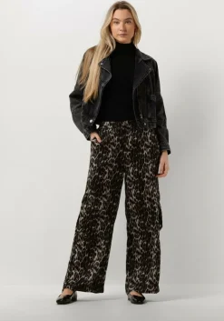 zwarte alix the label tops & t-shirts ladies knitted a mesh top