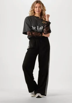 zwarte alix the label top ladies woven alix lace fitted top