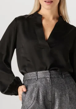 zwarte amaya amsterdam blouses violet