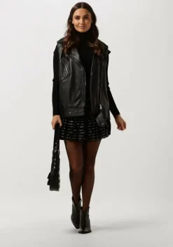 zwarte amaya amsterdam minirok scarlette skirt