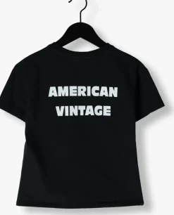 zwarte american vintage t-shirt fizvalley