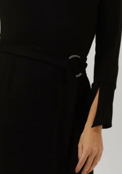 zwarte ana alcazar midi jurk tight dress