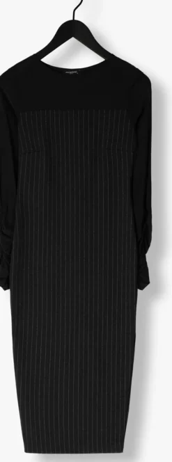 zwarte ana alcazar midi jurk midi dress