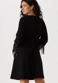 zwarte ana alcazar mini jurk modern mix dress