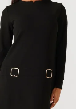 zwarte ana alcazar mini jurk dress clasp