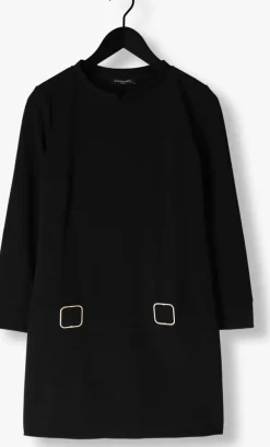 zwarte ana alcazar mini jurk dress clasp