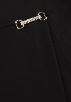 zwarte ana alcazar mini jurk dress wrap skirt