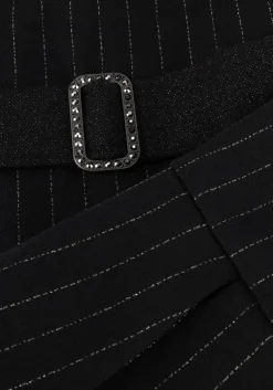 zwarte ana alcazar mini jurk a dress pinstripe