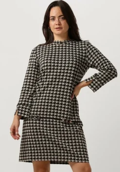 zwarte ana alcazar mini jurk a-shaped dress