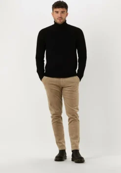 zwarte anerkjendt coltrui aknico solid roll neck lambswool