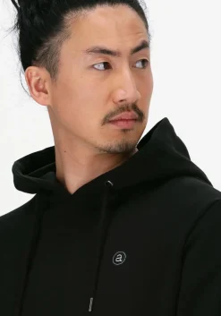 zwarte anerkjendt sweater aknigel organic hoodie