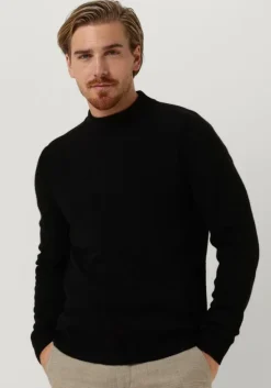 zwarte anerkjendt trui akrico lambswool knit