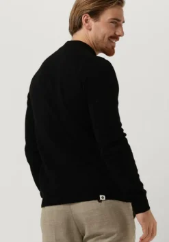 zwarte anerkjendt trui akrico lambswool knit