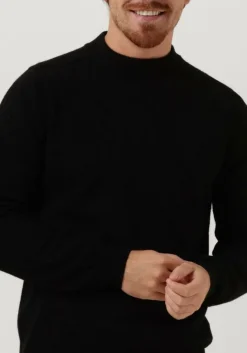 zwarte anerkjendt trui akrico lambswool knit