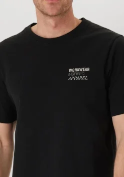 zwarte anerkjendt t-shirt akkikki seasonal tee