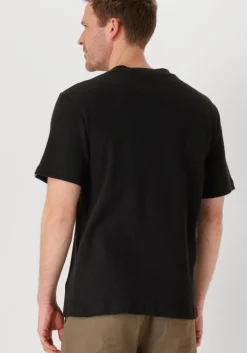 zwarte anerkjendt t-shirt akkiki s/s waffle tee