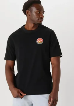 zwarte anerkjendt t-shirt akkikki go outside more ss tee