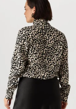 zwarte another label blouses jume animal black shirt